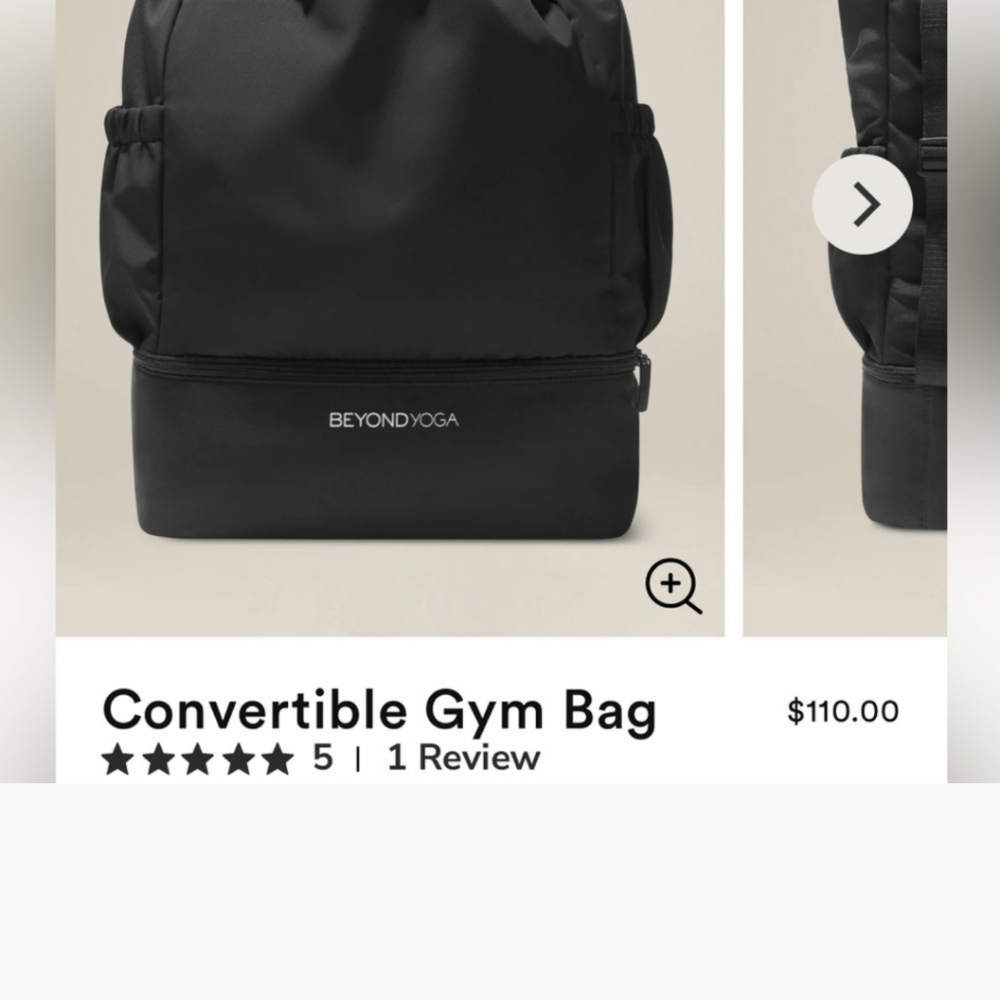 New backpack  Beyond Yoga